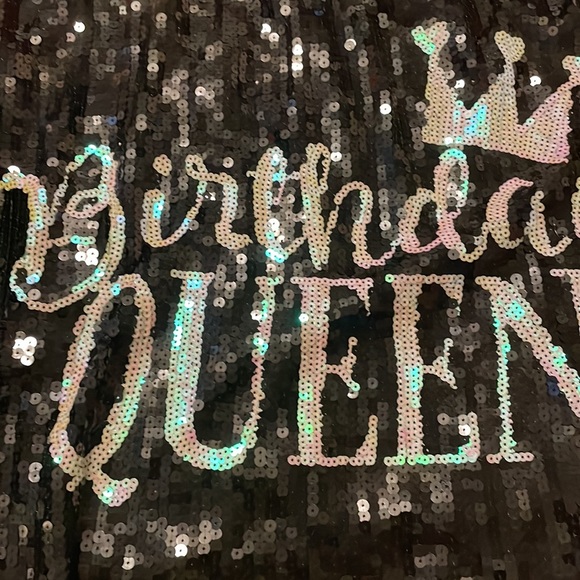 Birthday queen by jainmy Martinez in black sparkles very pretty - Picture 3 of 6